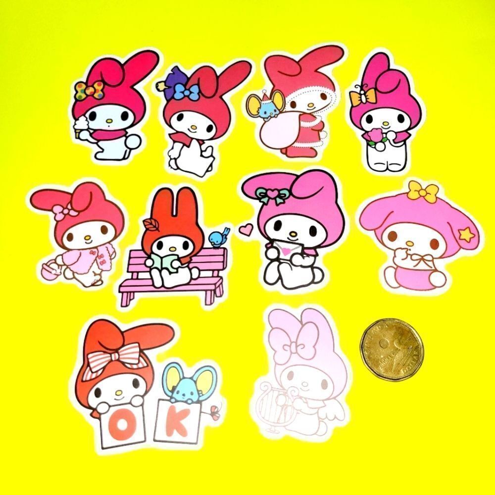 3/$20 brand new 10x waterproof Melody stickers